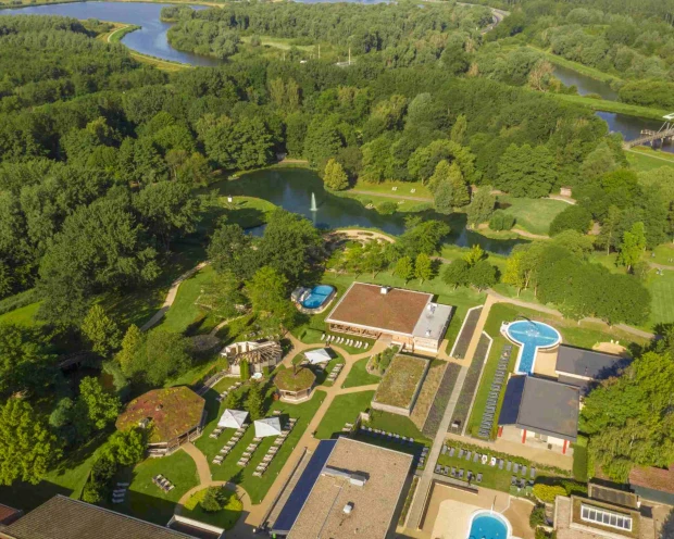 Thermen Bad Nieuweschans Tuin luchtfoto 3 200